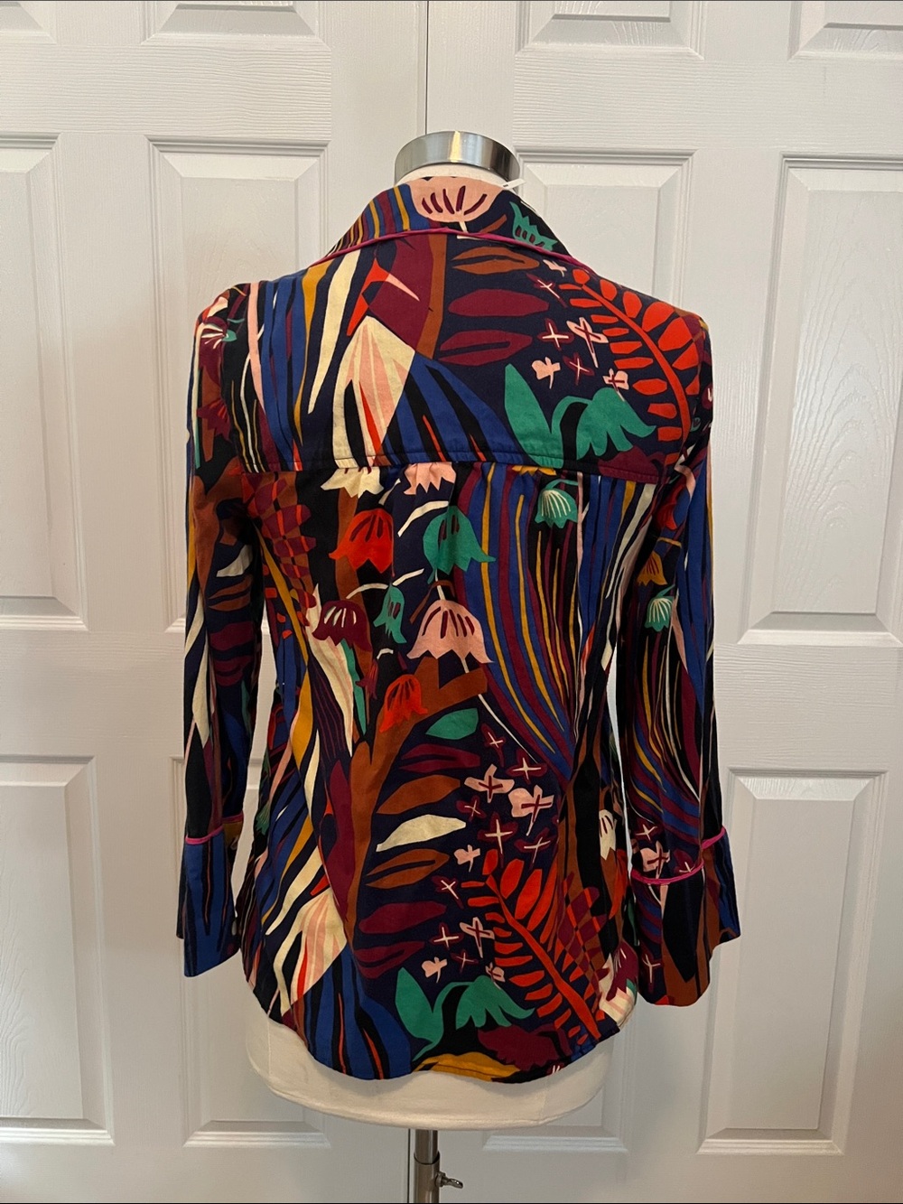 $78 Retail Anthropologie Masha Volnova Lounge Pajama Top Size XXS - Picture 5 of 9